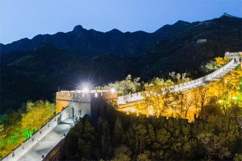 Badaling Great Wall Night Tour+ Light Show + Performance - Folk music, historical scenes, and language limits