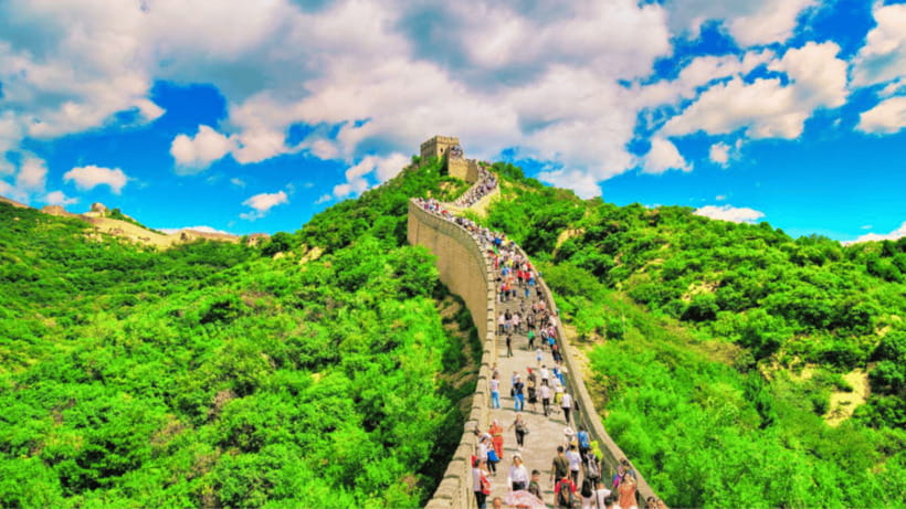 Beijing: Badaling Great Wall Admission Ticket - Entering the north gate of Jundushan