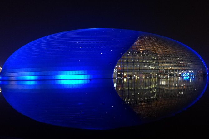 Beijing Night Walking Tour - The National Theatre of China changes the architectural mood