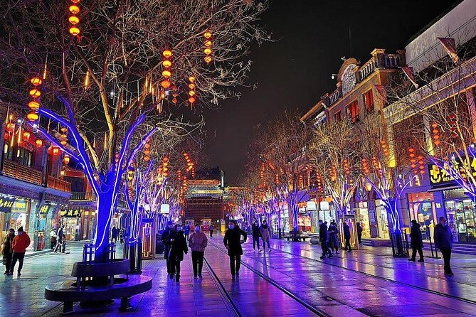Beijing Private Night Walking Tour: Qianmen Street, Tian'ammen Square and Wangfujing Street - Wangfujing Street for shops, snacks, and a flexible finish
