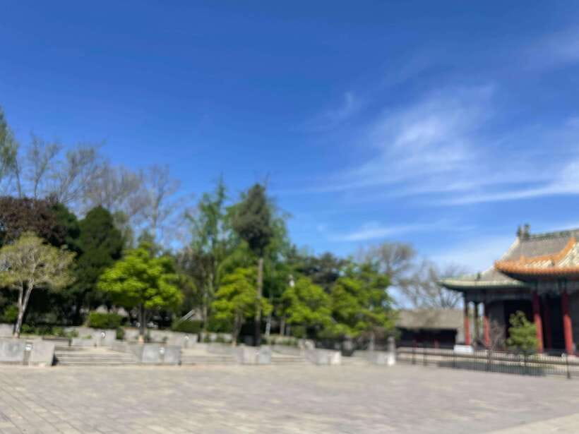 Chinese Kungfu class in old temple beside Forbidden Ci - What the $45 price really buys