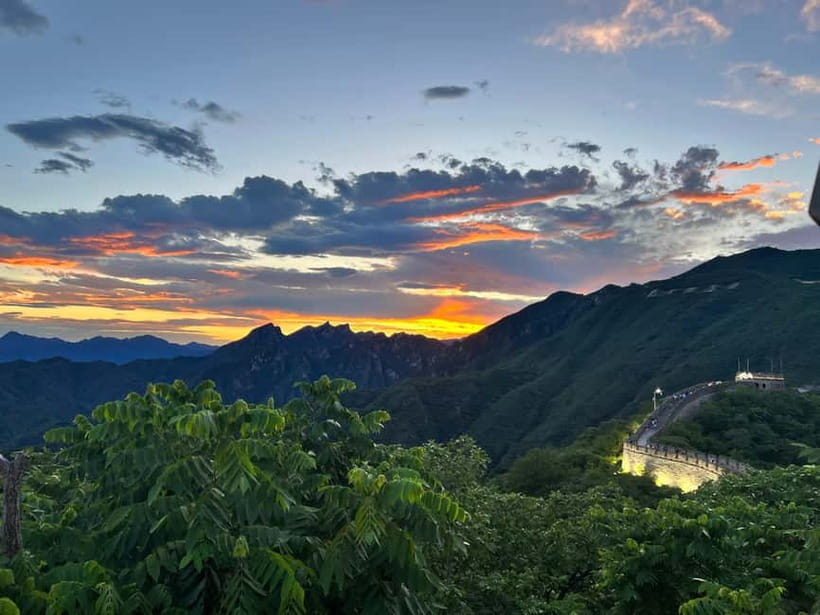 Sunset Glow at Mutianyu Great Wall Night Bus Tour+Ticket - Key points at a glance