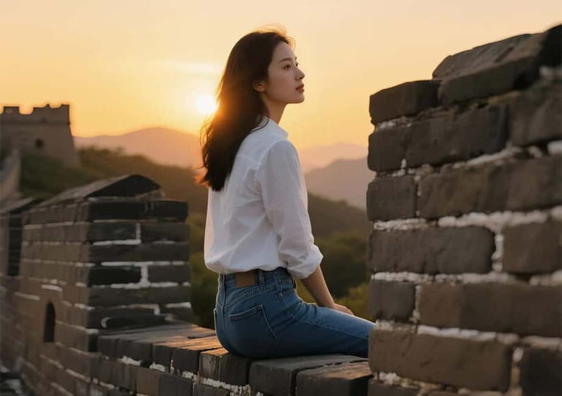 Sunset Glow at Mutianyu Great Wall Night Bus Tour+Ticket - The ride from Beijing to the wall