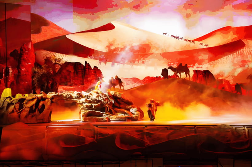 Xian: Must see Eternal Love or Camel Bell Legend show Ticket - Practical details at the theater